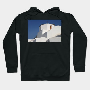 Church Detail in Blue & White Hoodie